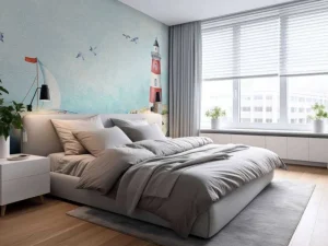 Fashion Vuurtoren op rotsen Kinderkamer