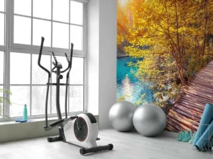 Sale Wandeling door de jungle fotobehang Bloemen