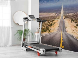 Hot Weg door een Amerikaanse woestijn fotobehang 3d