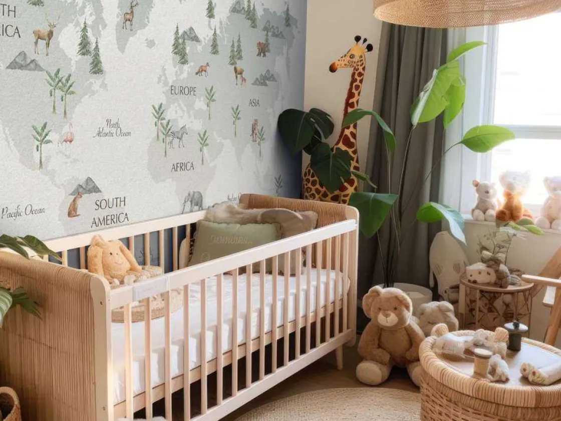 wereldkaart_in_lucht_them_6.webp Discount Wereldkaart in lucht thema Kinderkamer