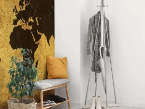 Clearance Wereldkaart in oude stijl fotobehang Hobbykamer