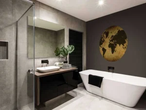 Clearance Wereldkaart in oude stijl fotobehang Hobbykamer