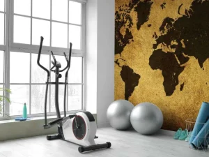 Clearance Wereldkaart in oude stijl fotobehang Hobbykamer