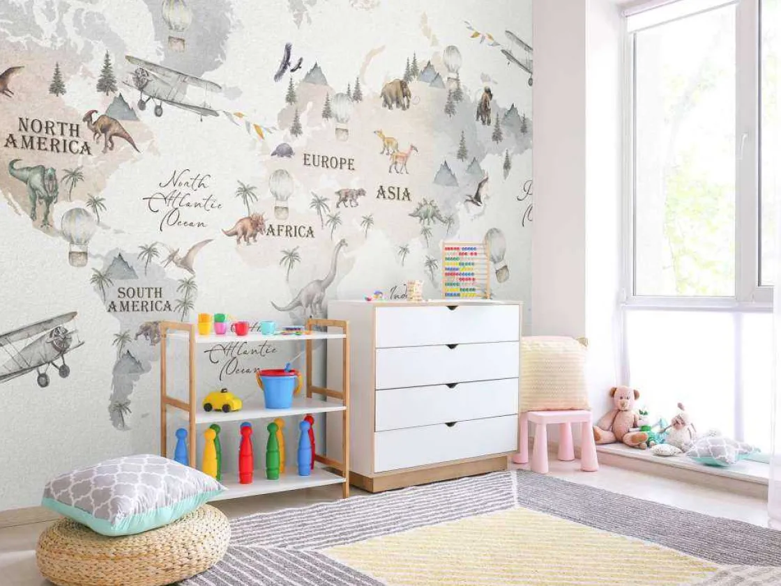 wereldkaart_met_dinos_9.webp Online Wereldkaart met dino's Kinderkamer