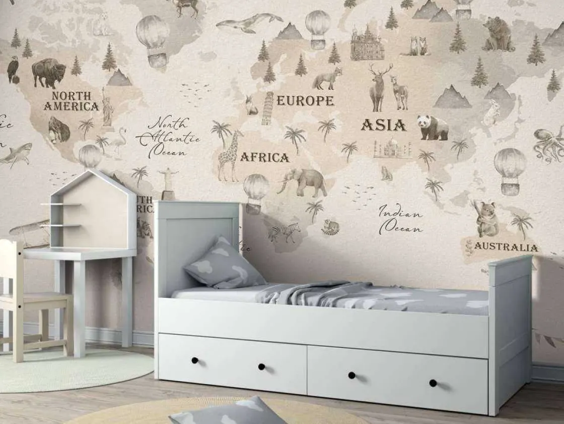 wereldkaart_met_verschill_4.webp Discount Wereldkaart met verschillende dieren off-white Kinderkamer