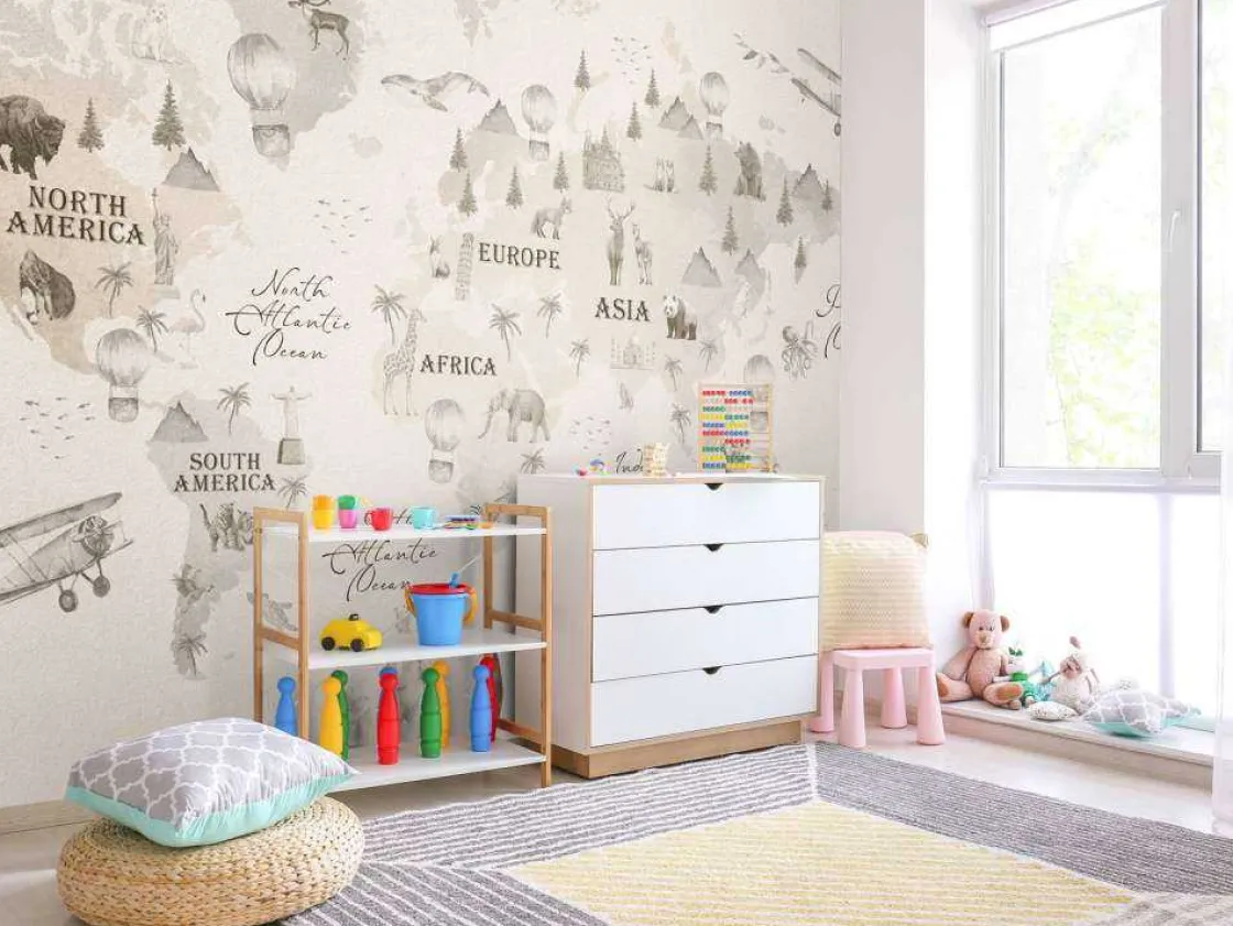 wereldkaart_met_verschill_6.webp Discount Wereldkaart met verschillende dieren off-white Kinderkamer