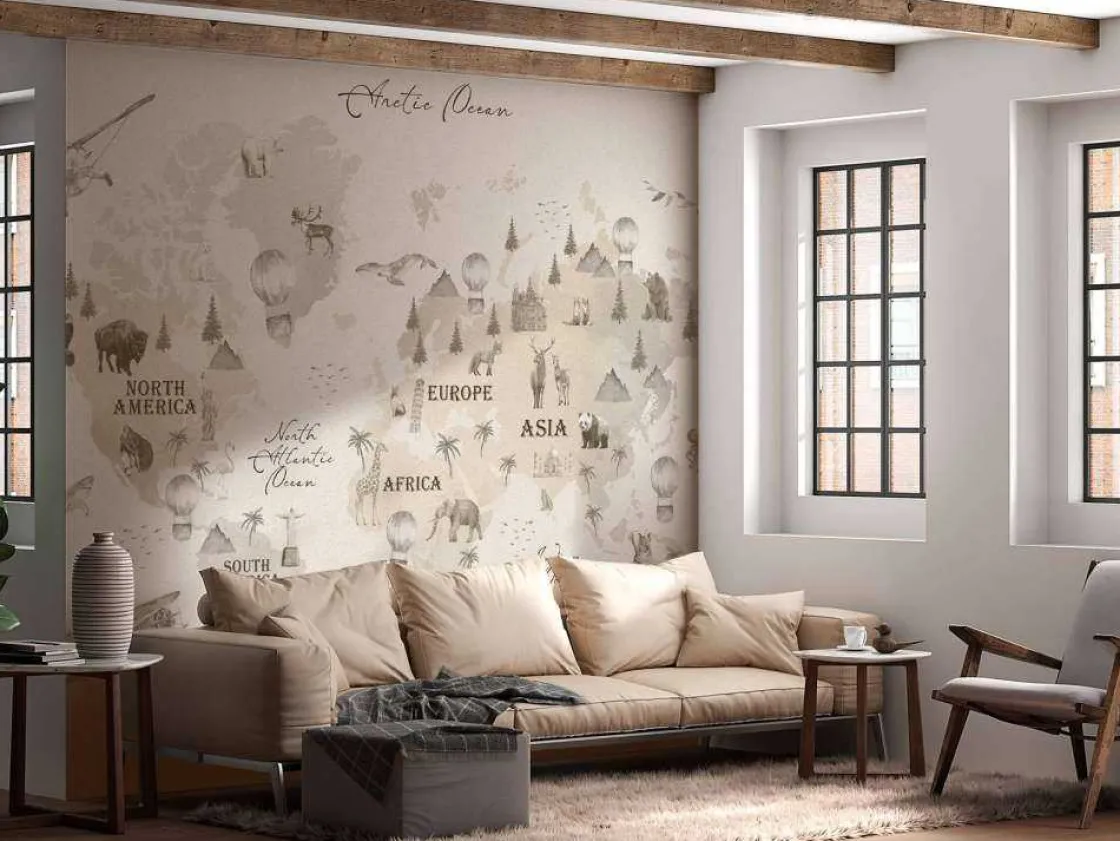 wereldkaart_met_verschill_9.webp Discount Wereldkaart met verschillende dieren off-white Kinderkamer