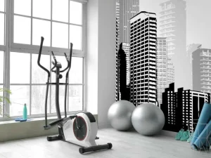 Sale Wereldstad vector tekening fotobehang Architectuur