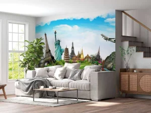 New Wereldwijde bezienswaardigheden fotobehang Architectuur