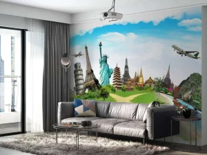 New Wereldwijde bezienswaardigheden fotobehang Architectuur