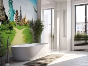 New Wereldwijde bezienswaardigheden fotobehang Architectuur