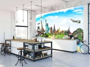 New Wereldwijde bezienswaardigheden fotobehang Architectuur
