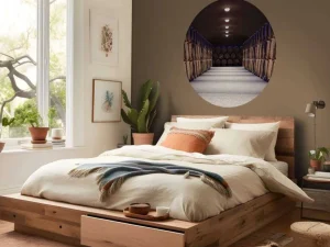 Discount Wijnkelder in 3D fotobehang 3d