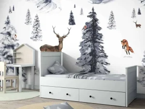 Online Winter Wonderland Kinderkamer | Dieren