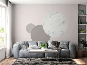 Fashion Wit marmer fotobehang Gang
