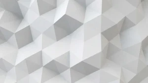 New Wit veelhoekig geometrisch oppervlak fotobehang Computerkamer
