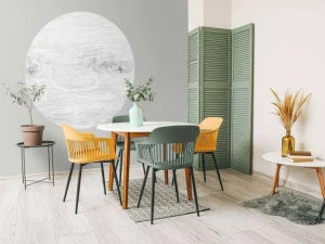 Best Witte houtstructuur fotobehang Gang | Oppervlakten