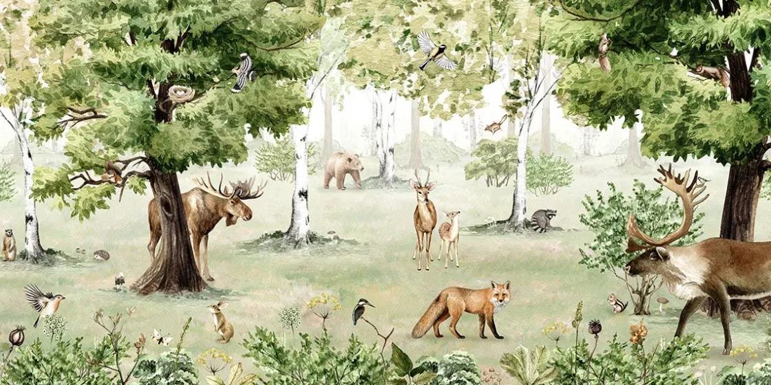 woodland_wonders_0.webp Fashion Woodland Wonders Kinderkamer | Dieren