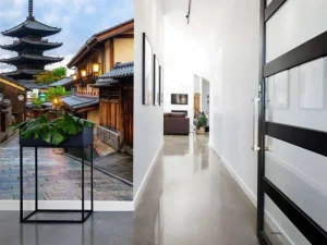 Hot Yasaka Pagoda in de ochtend fotobehang Architectuur