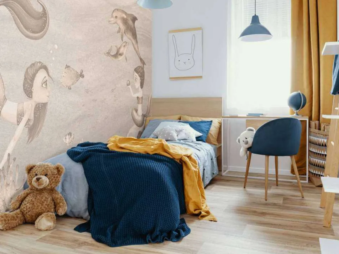 zeemeerminnen_wereld_in_t_6.webp Fashion Zeemeerminnen wereld in taupe Kinderkamer | Dieren