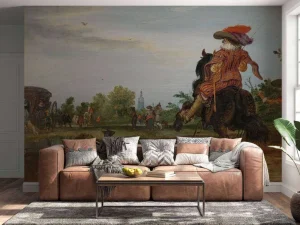 New Zomer door Adriaen van de Venne fotobehang Kunst & Design