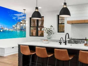Fashion Zomer op een Grieks eiland fotobehang Transport | Architectuur