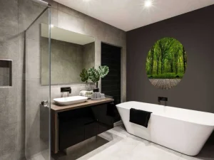 Fashion Zomers bos met doorkomend daglicht fotobehang Bloemen
