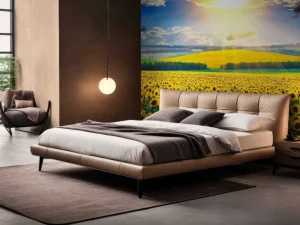 Sale Zonnebloemen Veld met Opkomende Zon fotobehang Bloemen