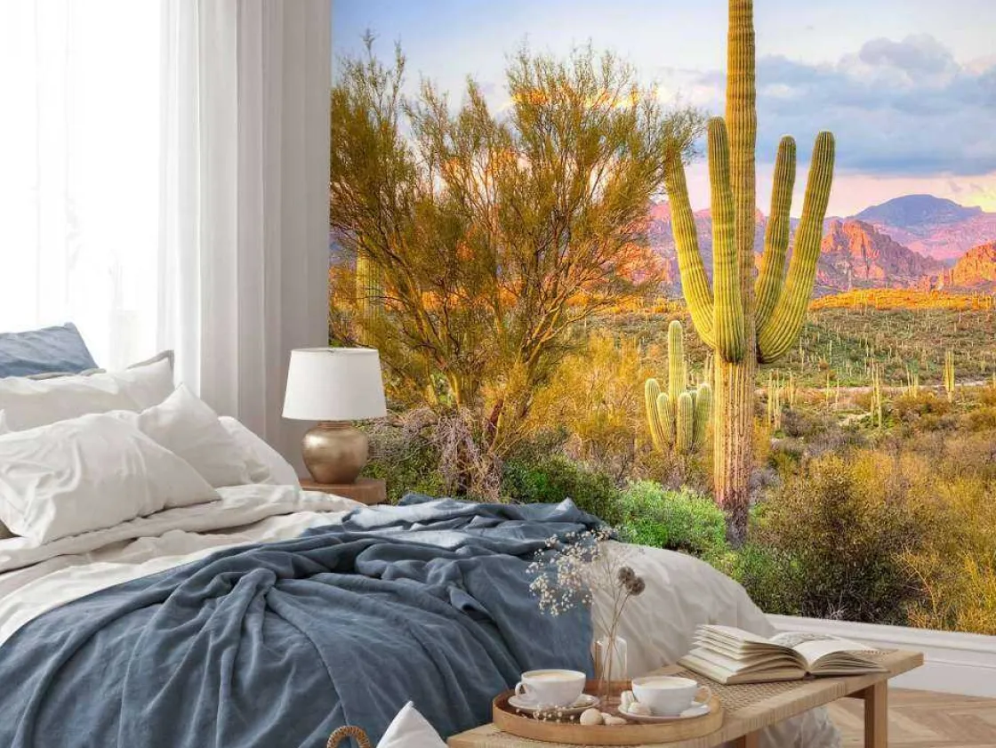zonsondergang_in_een_step_9.webp Discount Zonsondergang in een steppe fotobehang Tienerkamer | Bloemen