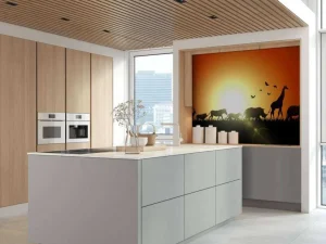 New Zonsondergang in Madagaskar design fotobehang Dieren