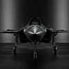 Hot Zwarte F35 in een donkere ruimte fotobehang Tienerkamer | Kinderkamer